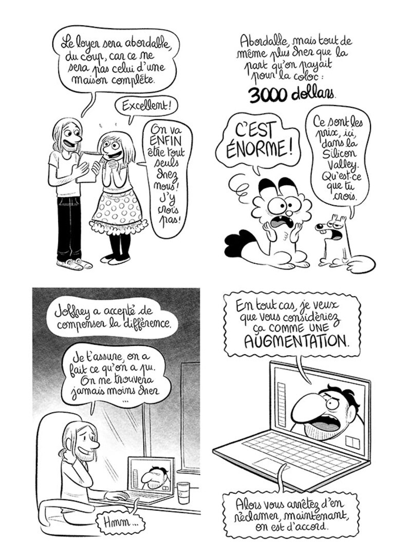 Illustration : BD : "J'ai créé ma startup iOS en Californie", par Laurel