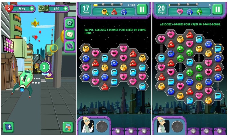 Illustration : Futurama : le jeu officiel se pose dans l'App Store (+ la série en promo sur iTunes)