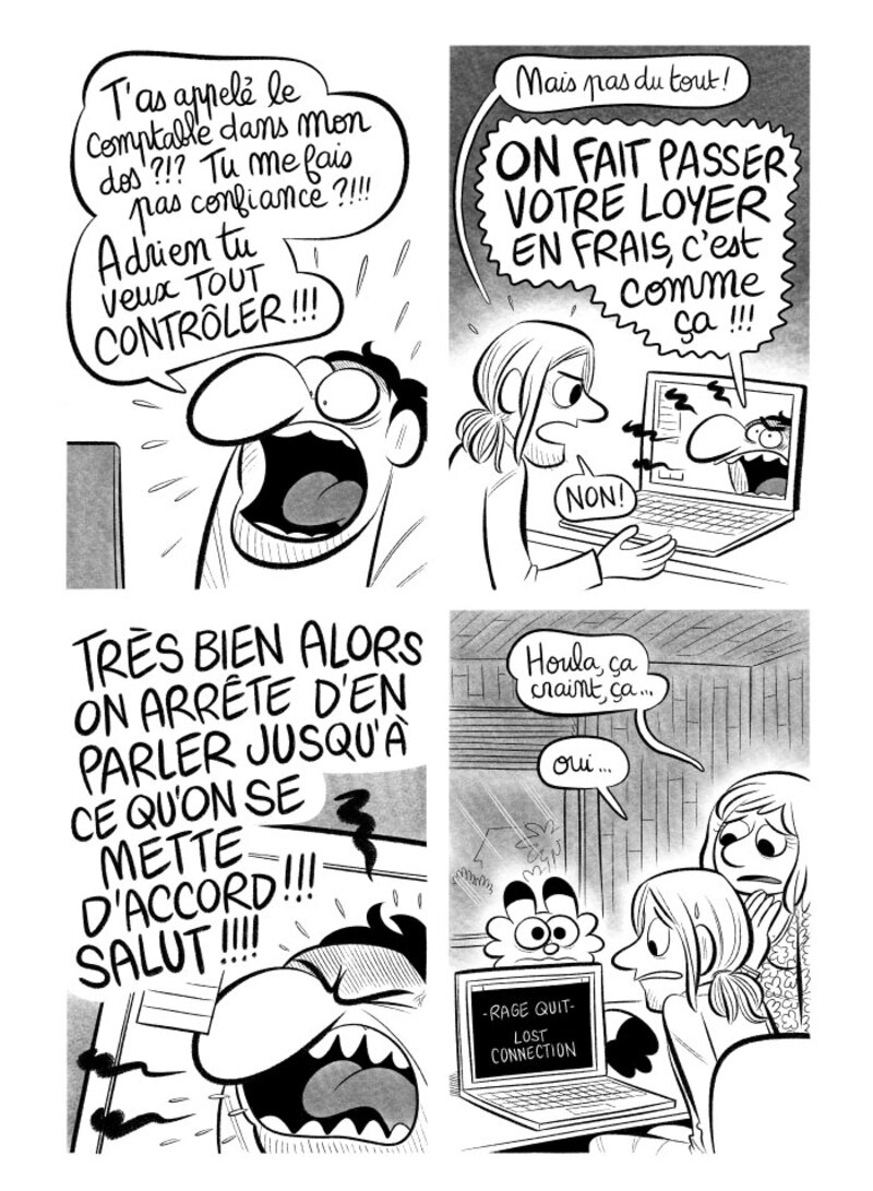 Illustration : BD : "J'ai créé ma startup iOS en Californie", par Laurel