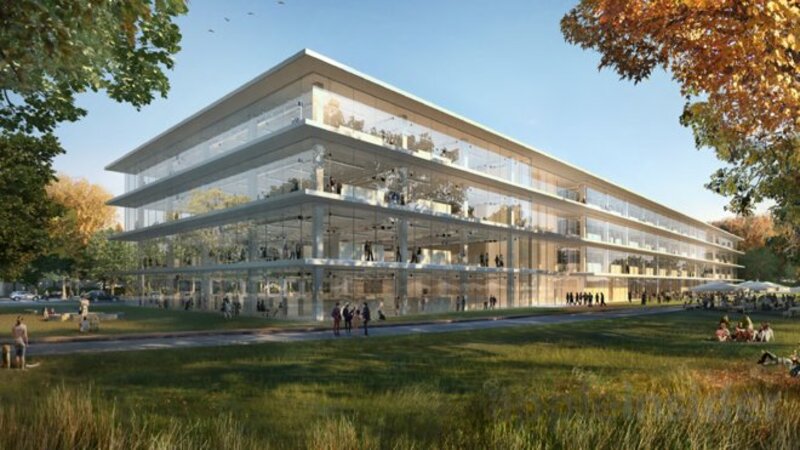 Illustration : Campus 2 : le centre des visiteurs et l'auditorium sont quasiment achevés (vidéo)