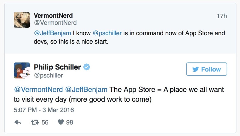 Illustration : Phil Schiller veut donner envie aux utilisateurs de visiter l'App Store tous les jours