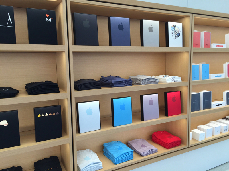 Illustration : Vous rêvez de goodies Apple officiels ? Rendez-vous au Company Store de Cupertino (photos)