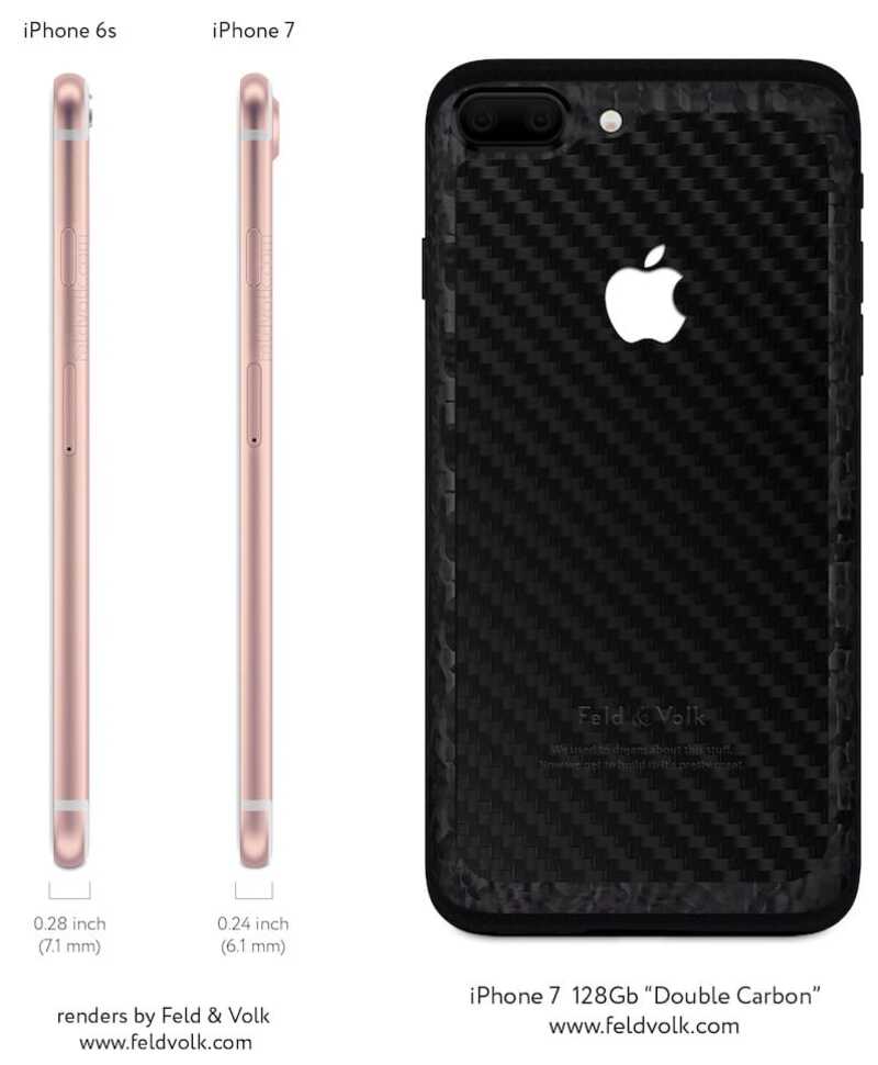 Illustration : De nouvelles maquettes 3D de l'iPhone 7 avec son double capteur photo