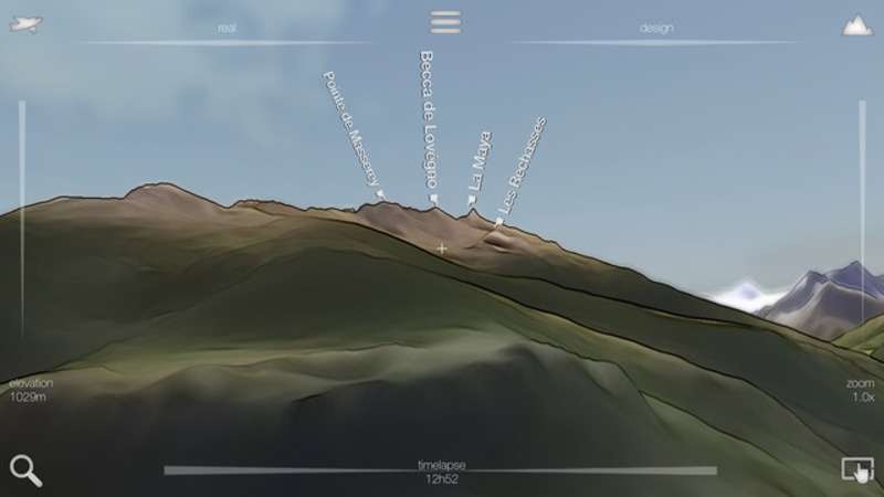 Illustration : 10 codes à gagner pour Switzerland 3D, qui affiche les sommets suisses en réalité augmentée