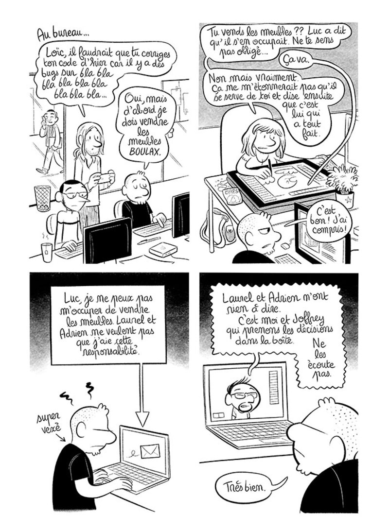 Illustration : BD : "J'ai créé ma startup iOS en Californie", par Laurel