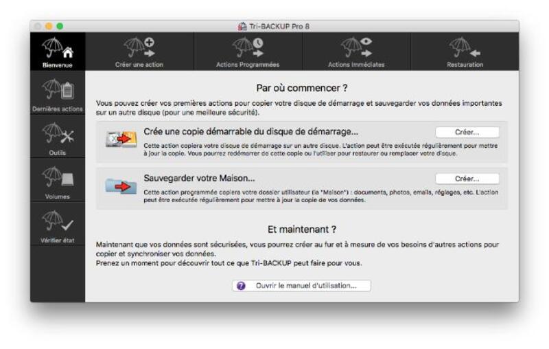 Illustration : Sauvegarde : Tri-BACKUP 8 est disponible