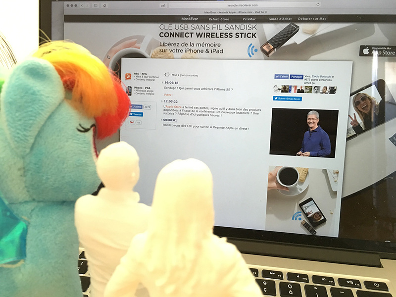 Illustration : H-30 mn : tous sur http://Keynote.Mac4Ever.com ! Suivez la #keynote en direct et en français
