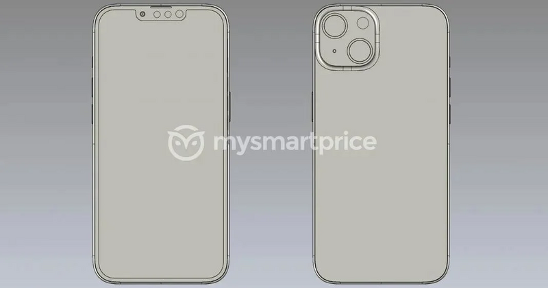 De nouveaux rendus de l'iPhone 14 sans modification de l'encoche ou du module photo !