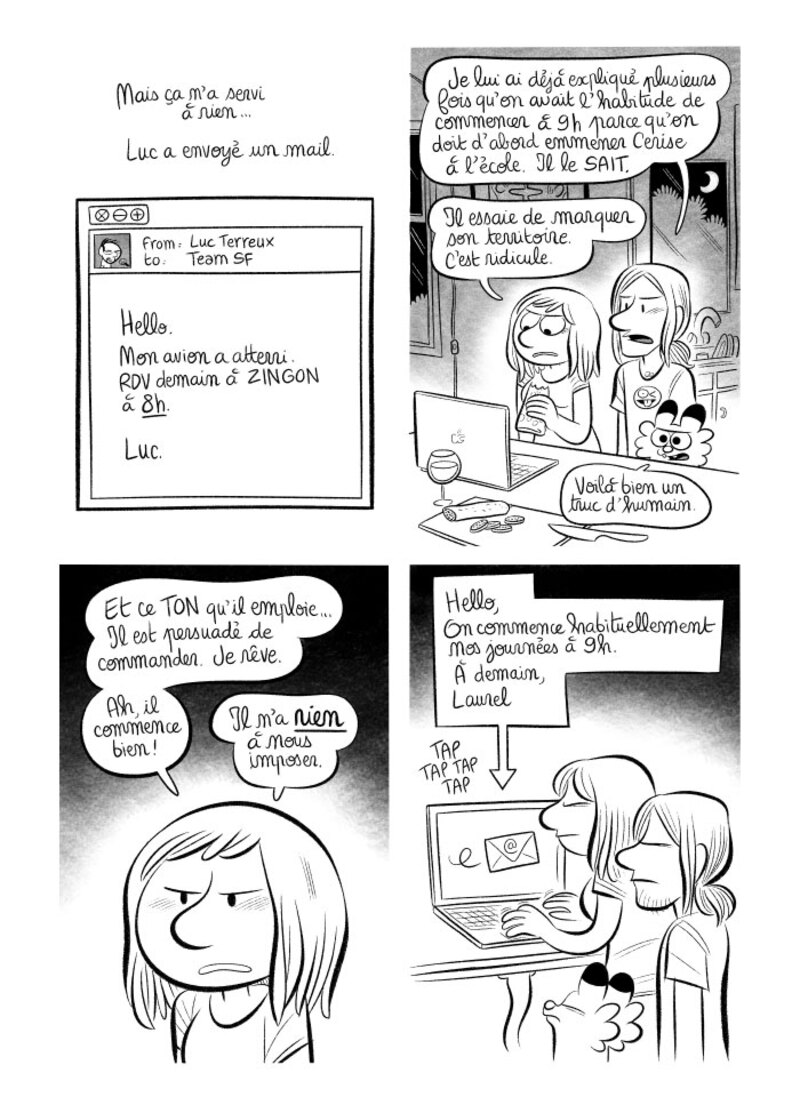 Illustration : BD : "J'ai créé ma startup iOS en Californie", par Laurel
