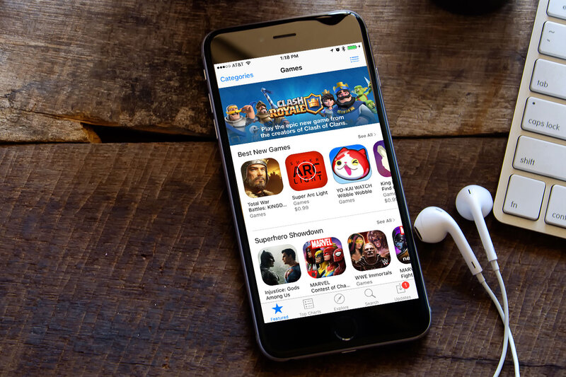 Illustration : En 2015, les américains ont dépensé 35$ en moyenne dans l'App Store