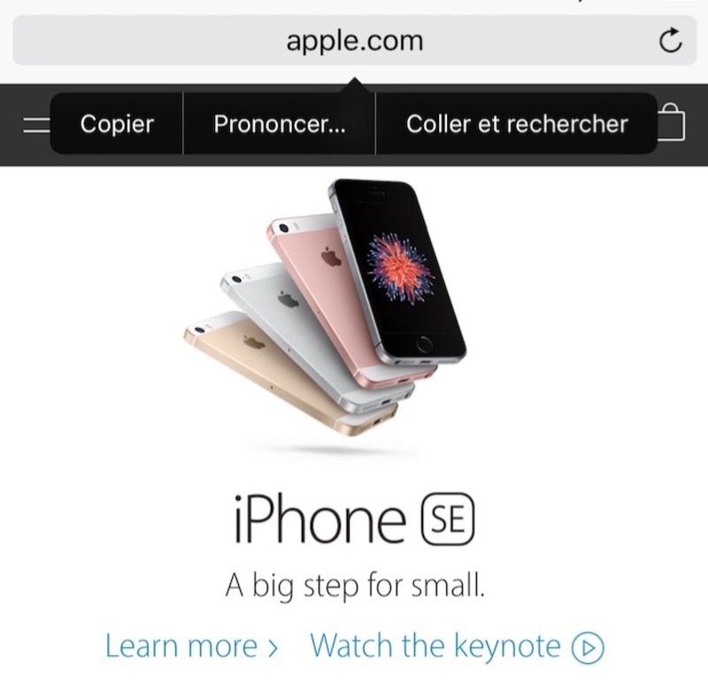 Illustration : Astuce iOS : rechercher rapidement avec Safari à partir du presse-papier