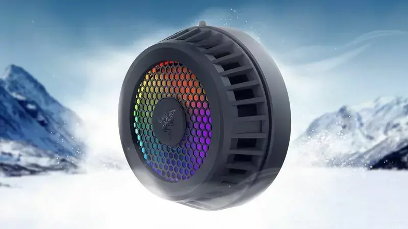 Un ventilateur RGB magnétique à 70€ pour refroidir les iPhone chez Razer