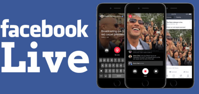 Illustration : Facebook Live tente d’éclipser Periscope avec ses vidéos en direct
