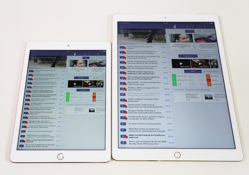 Illustration : Test de l'iPad Pro 9,7" (2016) : un iPad Air 3 qui se prenait pour un Pro
