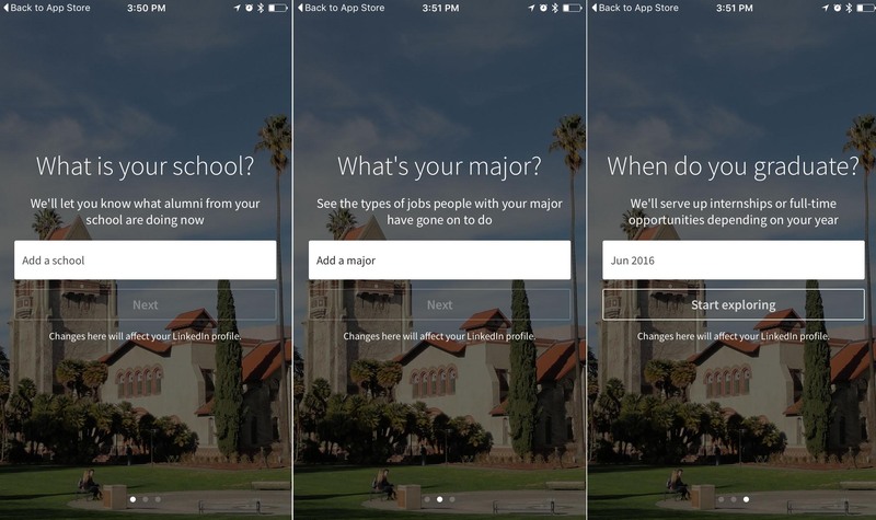 Illustration : LinkedIn lance une nouvelle application pour les étudiants