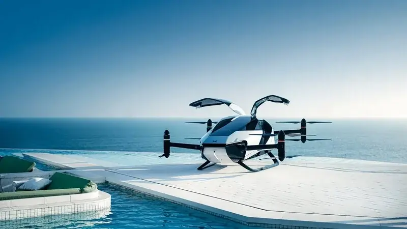 XPeng a pr&eacute;sent&eacute; en France sa voiture volante autonome
