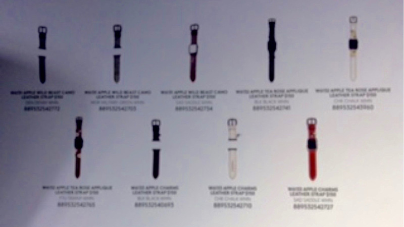 Illustration : Nouveaux détails sur les futurs bracelets Coach pour l'Apple Watch