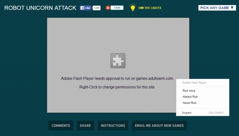 Illustration : Flash bientôt bloqué par défaut sur Google Chrome