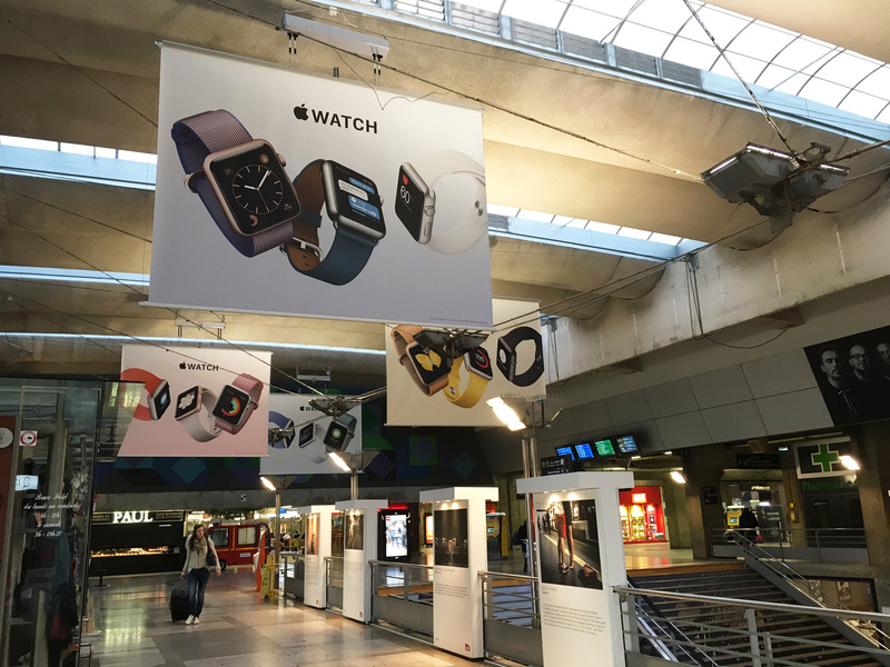 Illustration : L'image du jour : l'Apple Watch, star des publicités parisiennes