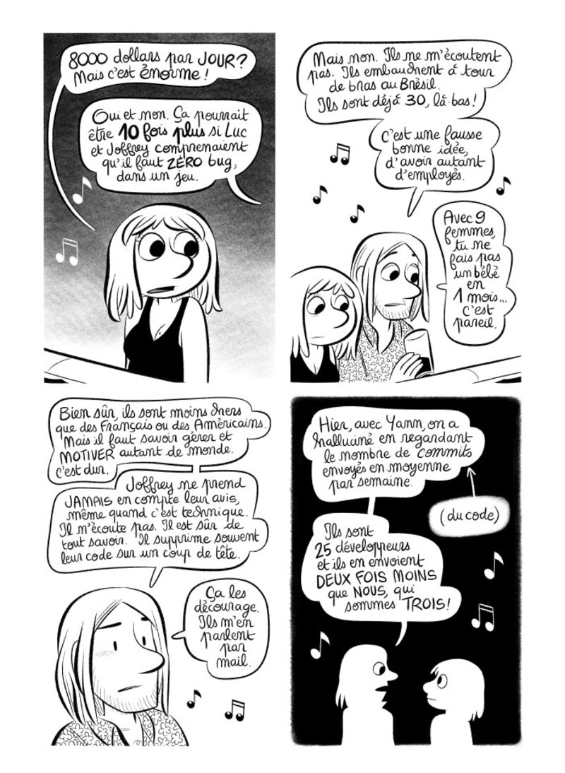 Illustration : BD : "J'ai créé ma startup iOS en Californie", par Laurel
