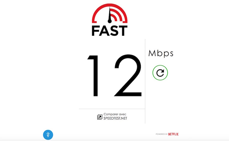 Illustration : Netflix propose de tester votre connexion internet