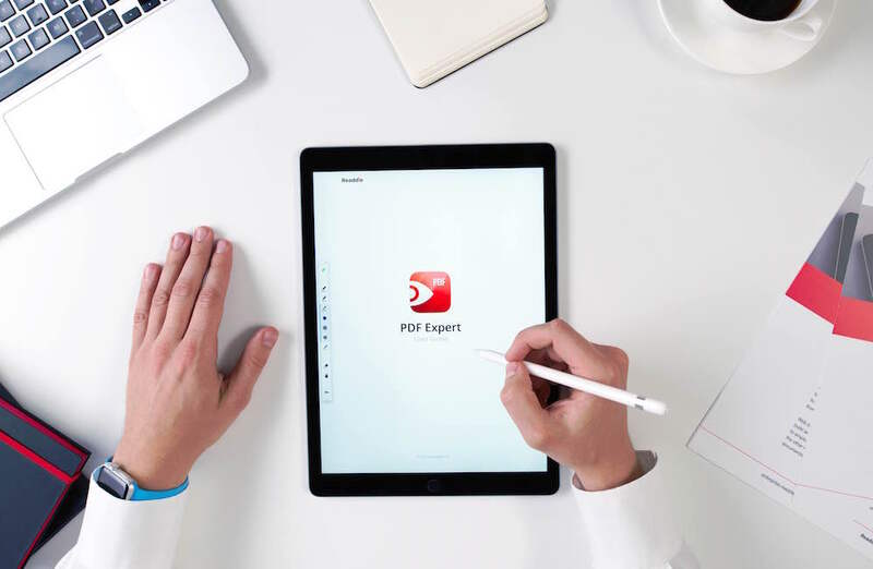 Illustration : PDF Expert 5 prend en charge l'Apple Pencil et facilite les échanges avec le Mac