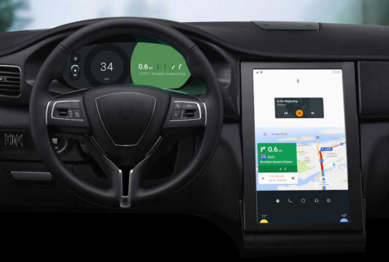 Illustration : Android Auto prend un peu d'avance sur CarPlay et n'a plus besoin de "voiture compatible" !