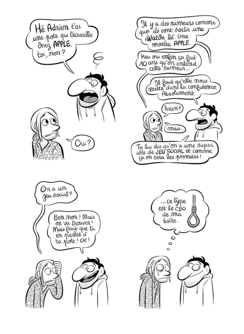 Illustration : BD : "J'ai créé ma startup iOS en Californie", par Laurel