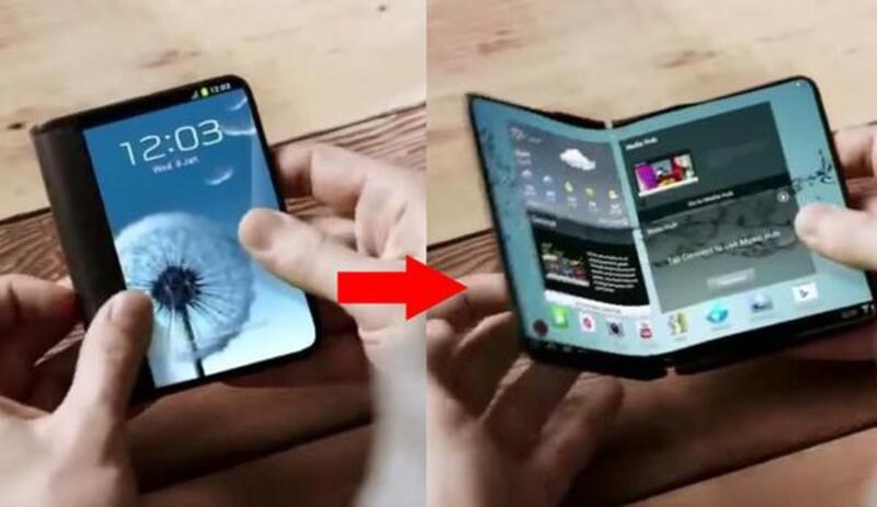 Illustration : Samsung présente un écran OLED à enrouler (pour le Galaxy X ?)