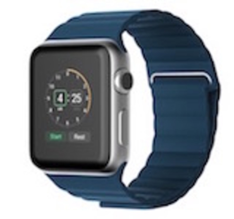 Illustration : Promo : un bracelet Apple Watch "façon Venezia" bleu à 28€ (vite !)