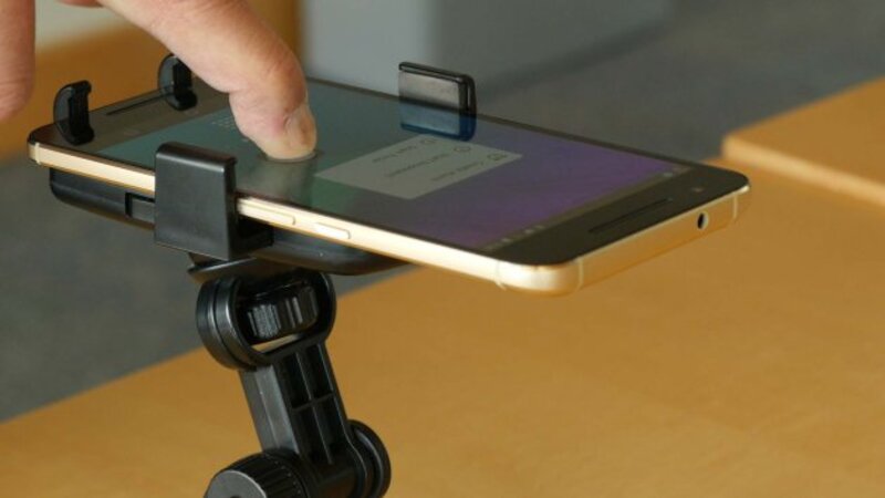 Illustration : ForcePhone : 3D Touch sans capteurs de pression sur smartphone