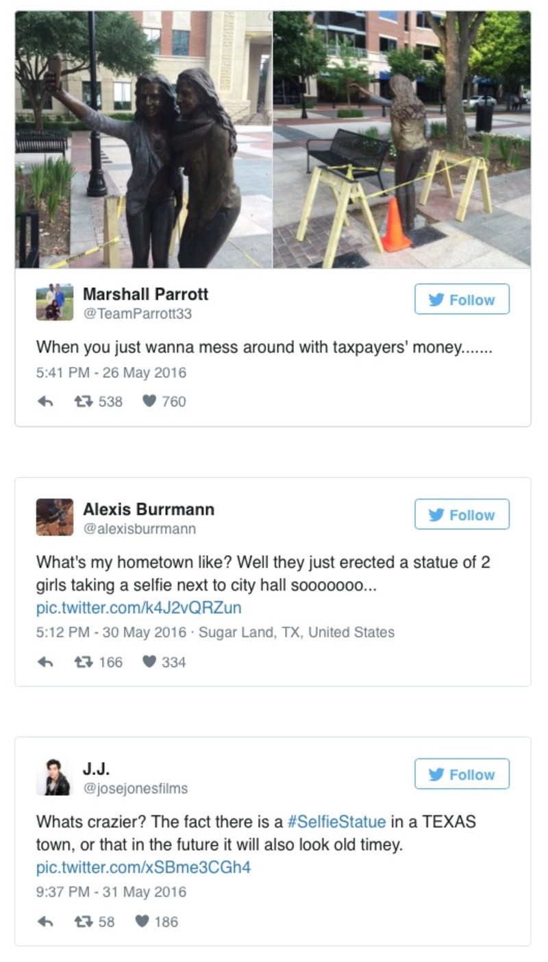 Illustration : L'image du jour : une statue qui fait des selfies