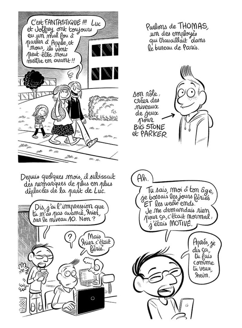 Illustration : BD : "J'ai créé ma startup iOS en Californie", par Laurel