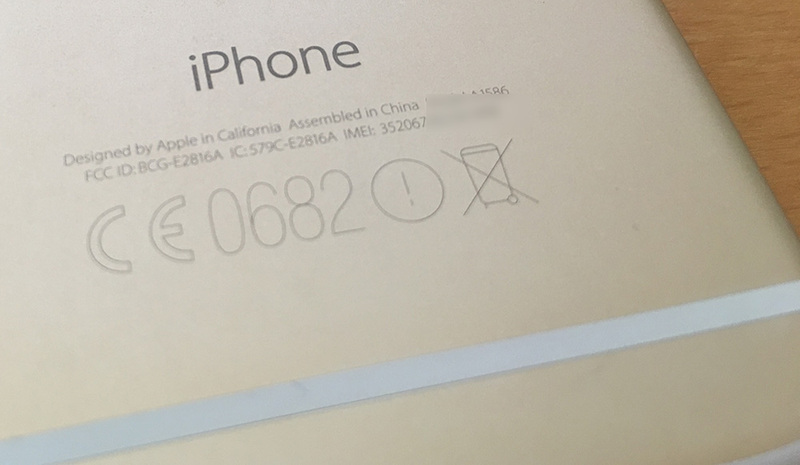 Illustration : Astuce : où se cache le numéro IMEI sur l'iPhone 6s ?