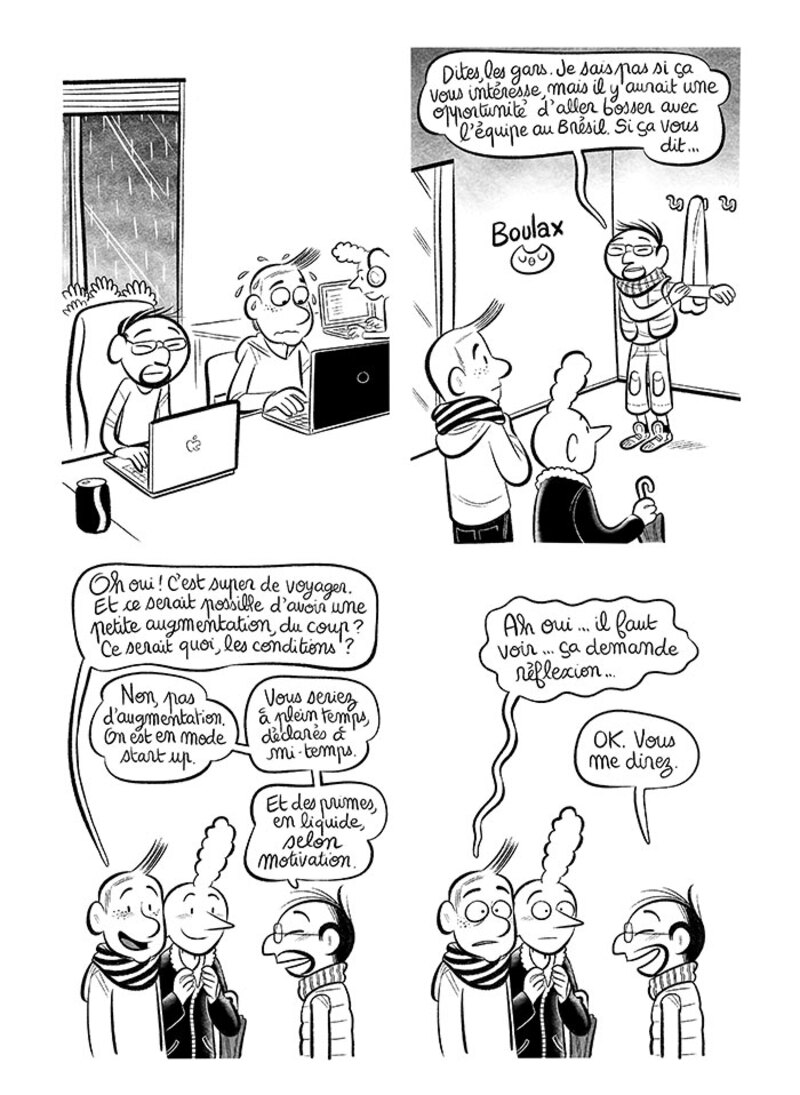 Illustration : BD : "J'ai créé ma startup iOS en Californie", par Laurel