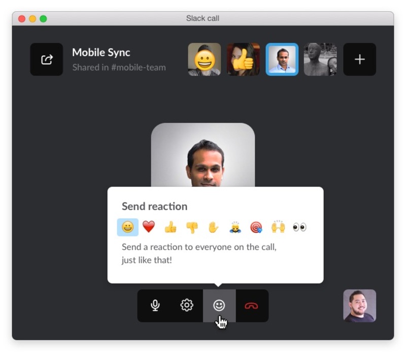 Illustration : Slack lance les appels vocaux !