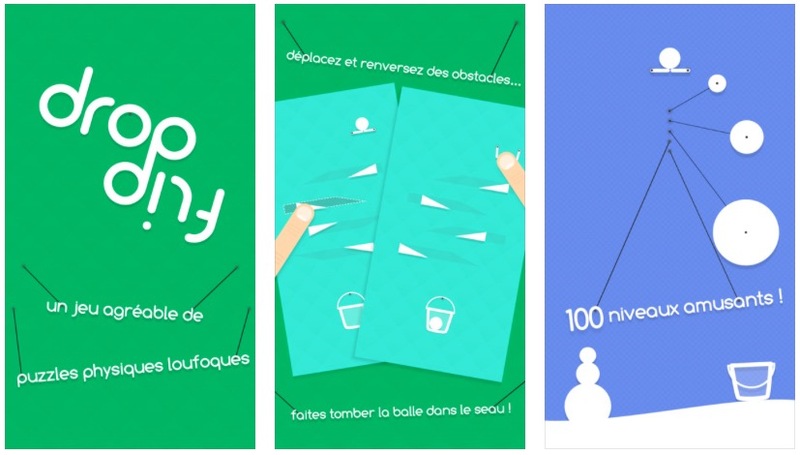 Illustration : Drop Flip : des puzzles, de la physique et une gratuité temporaire sur iOS