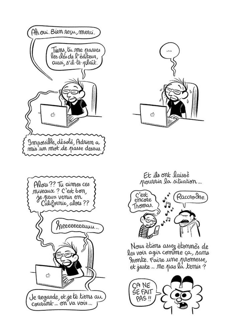 Illustration : BD : "J'ai créé ma startup iOS en Californie", par Laurel