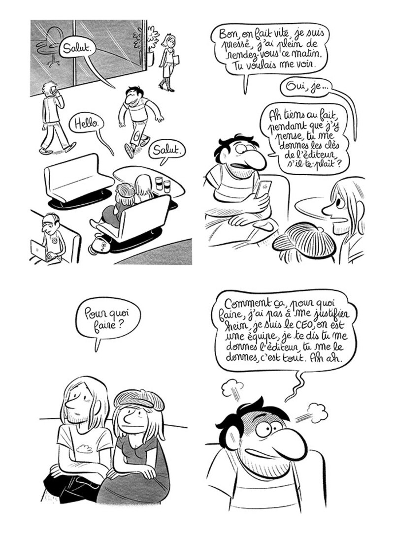 Illustration : BD : "J'ai créé ma startup iOS en Californie", par Laurel