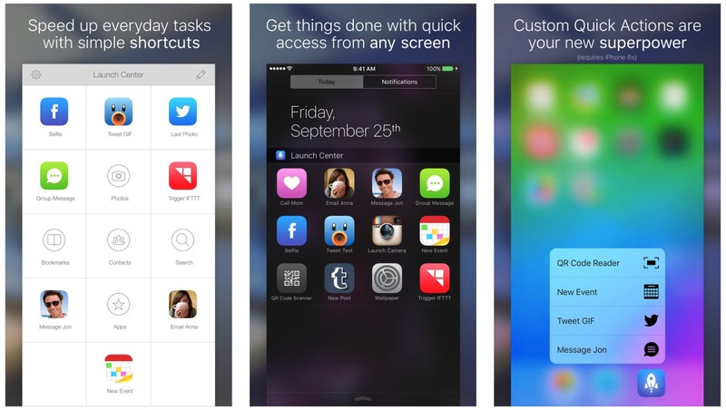 Illustration : Launch Center Pro en promo à -60% pour une durée limitée sur iPhone et iPad
