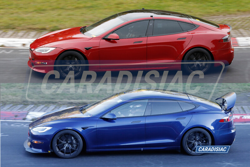 Illustration : VE : un mode sentinelle à distance (Tesla), et Porsche de Retour vers le Futur