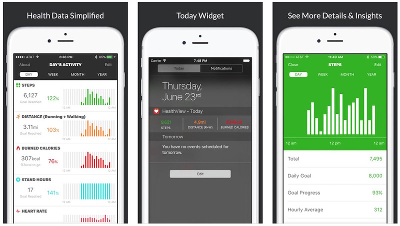 Illustration : HealthView : un tableau de bord détaillé pour les données de l'app Santé d'iOS