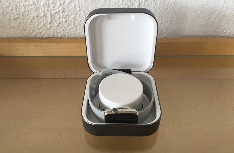 Illustration : Test de l'écrin de recharge Amber pour Apple Watch