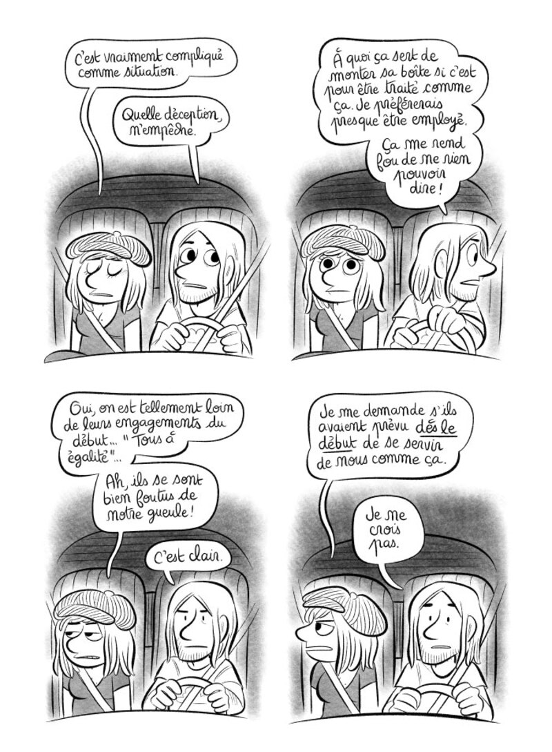 Illustration : BD : "J'ai créé ma startup iOS en Californie", par Laurel