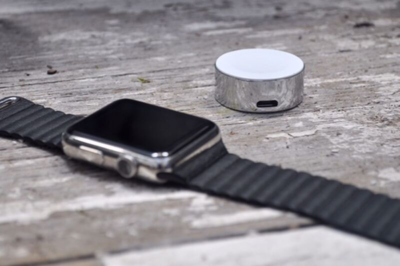 Illustration : Diskus : le premier galet de recharge certifié "Made for Apple Watch" ?