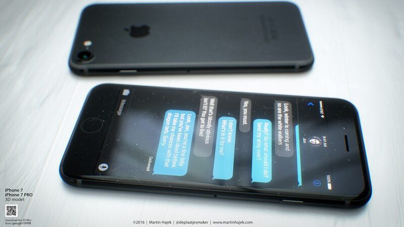 Illustration : L'iPhone noir sidéral avec un bouton d'accueil 3D Touch de retour dans la rumeur