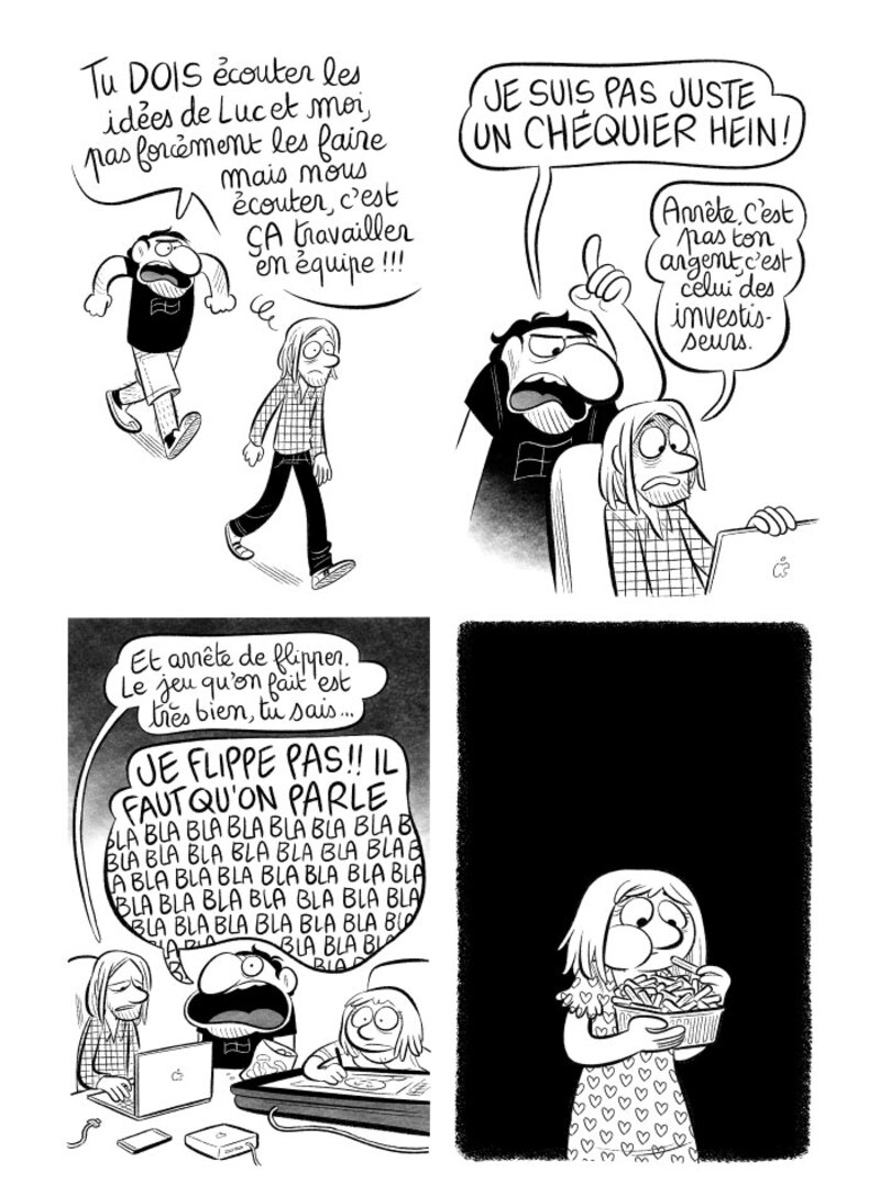Illustration : BD : "J'ai créé ma startup iOS en Californie", par Laurel
