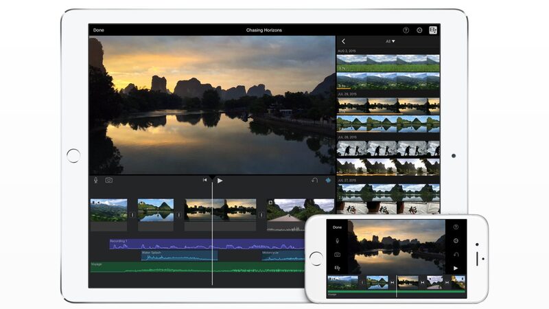 Illustration : Mise à jour de iMovie sur iOS