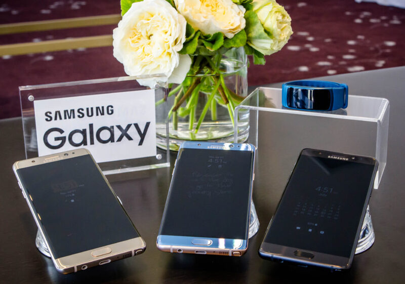 Illustration : Samsung présente le Galaxy Note 7 et le nouveau casque Gear VR