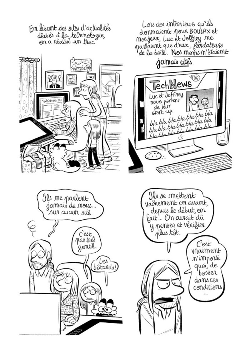 Illustration : BD : "J'ai créé ma startup iOS en Californie", par Laurel